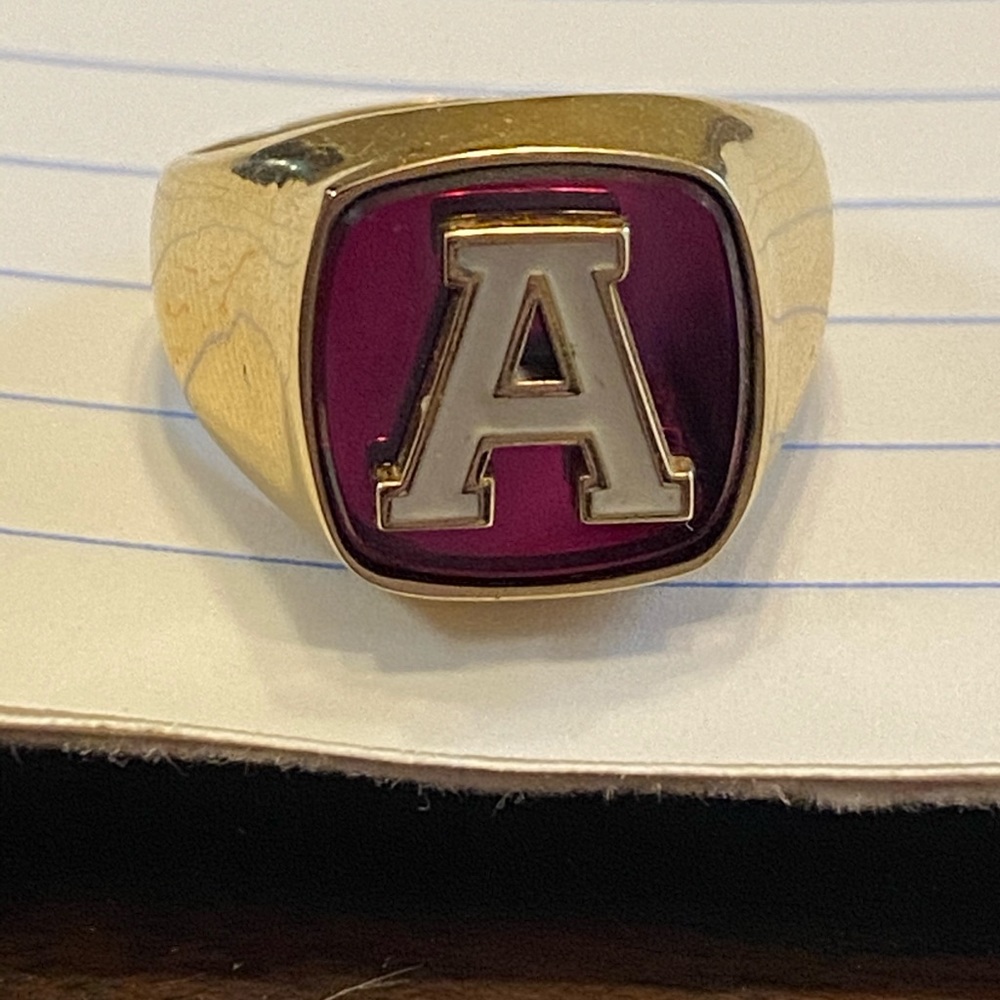 University of Alabama A Club Athletics Ring size 9